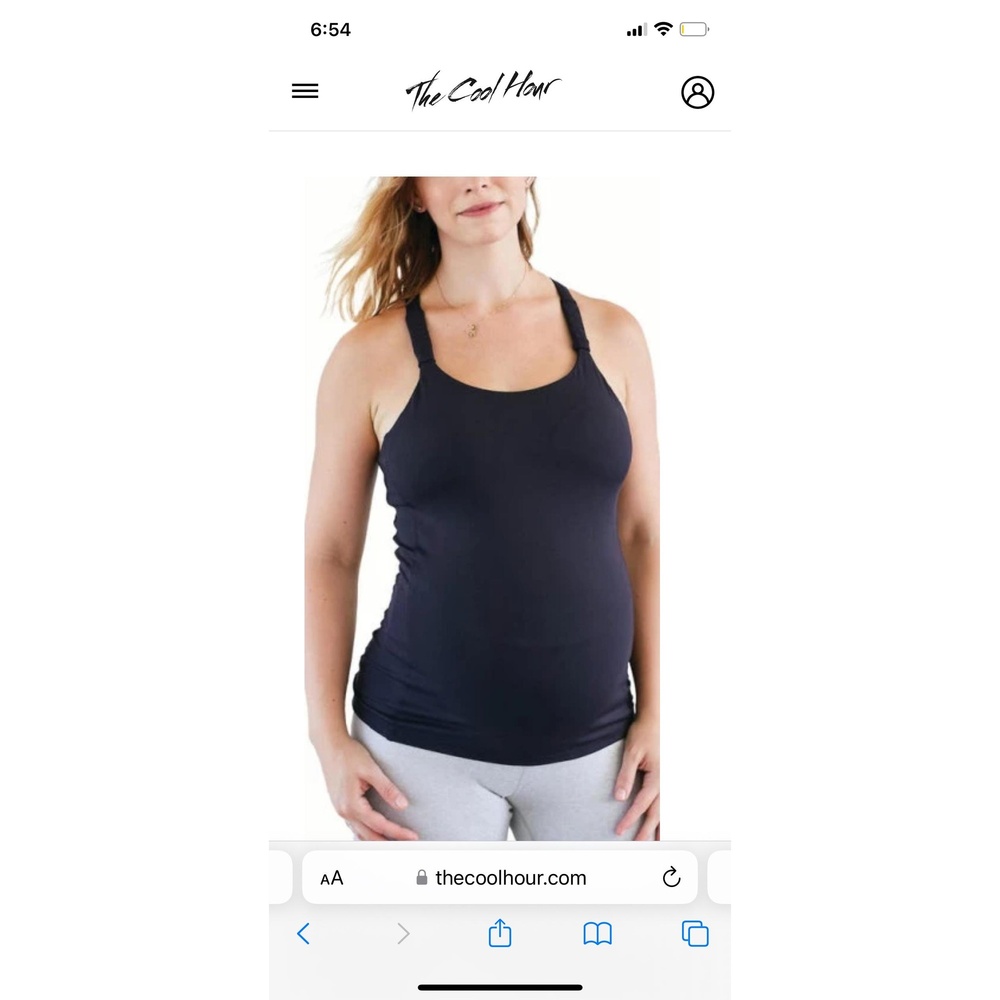 New Anook Ruby nursing tank XS char